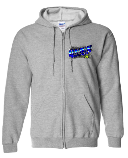 Saturday Night Zip Up Hoodie - Gray