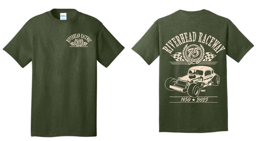 75th Vintage Olive T shirt