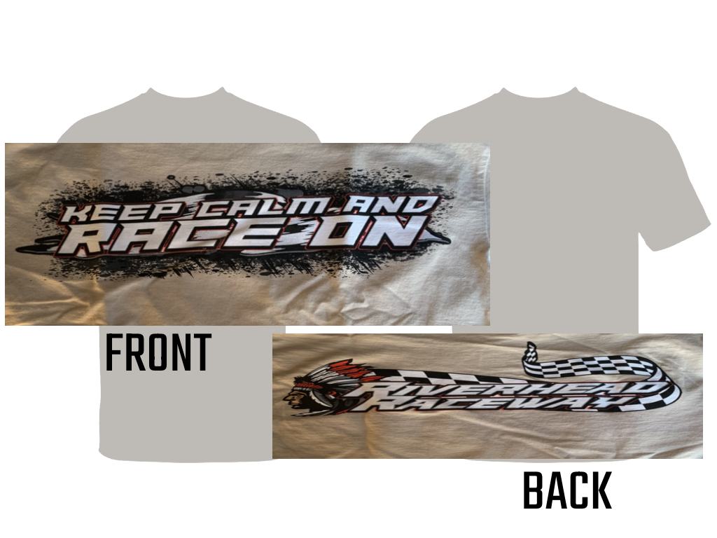 T-Shirt Keep Calm and Race On